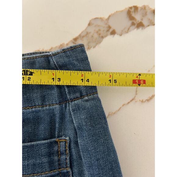 Habitat Clothes To Live In Jeans SZ4 Womens Wide Leg High-Rise Cropped Stretch - Picture 9 of 12